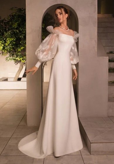 Свадебное платье ММ 0801-M69516 - Салон свадебных и вечерних платьев для современных невест MegaDay...