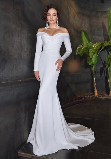 Свадебное платье ММ 0854-M69545 - Салон свадебных и вечерних платьев для современных невест MegaDay...