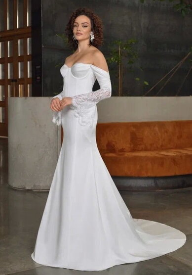 Свадебное платье ММ 0862-M69553 - Салон свадебных и вечерних платьев для современных невест MegaDay...