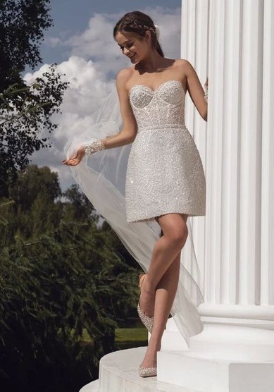 Свадебное платье ТК 0696-M69580 - Салон свадебных и вечерних платьев для современных невест MegaDay...