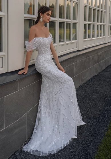 Свадебное платье ТК 0697-M69581 - Салон свадебных и вечерних платьев для современных невест MegaDay...