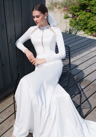 Свадебное платье К 0495-M69595 - Салон свадебных и вечерних платьев для современных невест MegaDay...