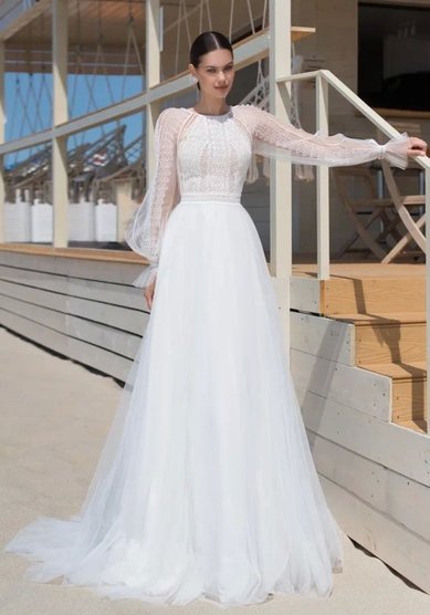 Свадебное платье К 0496-M69596 - Салон свадебных и вечерних платьев для современных невест MegaDay...