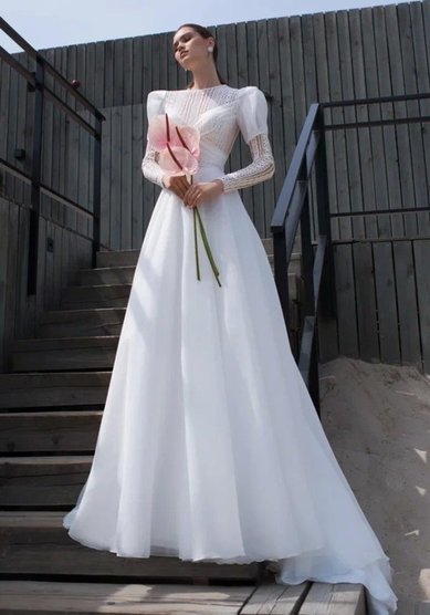 Свадебное платье К 0504-M69604 - Салон свадебных и вечерних платьев для современных невест MegaDay...