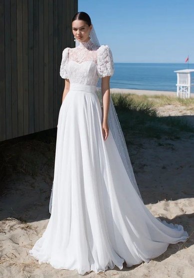 Свадебное платье К 0508-M69608 - Салон свадебных и вечерних платьев для современных невест MegaDay...