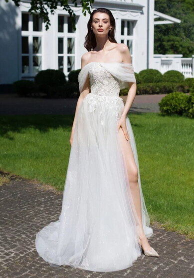 Свадебное платье ММ 0875-M69735 - Салон свадебных и вечерних платьев для современных невест MegaDay...