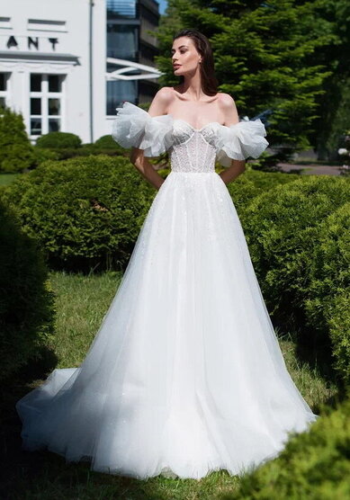 Свадебное платье ММ 0878-M69738 - Салон свадебных и вечерних платьев для современных невест MegaDay...