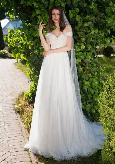 Свадебное платье ММ 0888-M69758 - Салон свадебных и вечерних платьев для современных невест MegaDay...