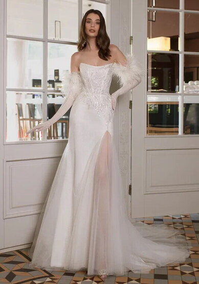 Свадебное платье ММ 0891-M69761 - Салон свадебных и вечерних платьев для современных невест MegaDay...