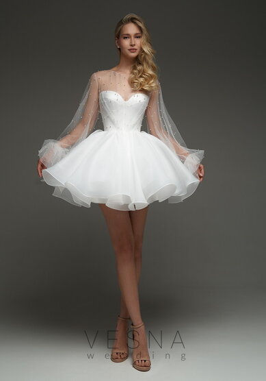 Свадебное платье Принцесс Перл-V69833 - Свадебный салон Vesna (Москва)