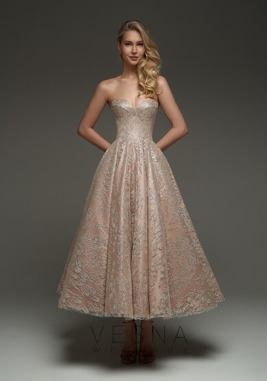 Вечернее платье Мари Нюд-V69837 - Свадебный салон Vesna (Москва)