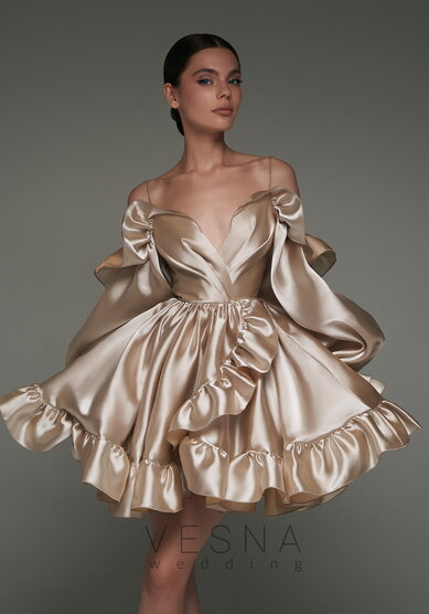 Вечернее платье Вейлан Нюд-V69853 - Свадебный салон Vesna (Москва)