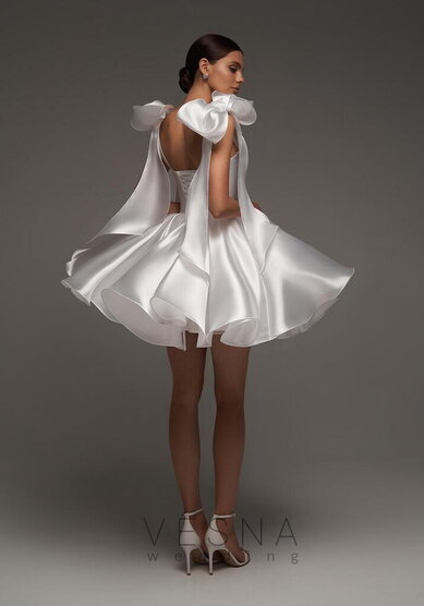 Свадебное платье Ника Силк Вайт-V70050 - Свадебный салон Vesna (Москва)