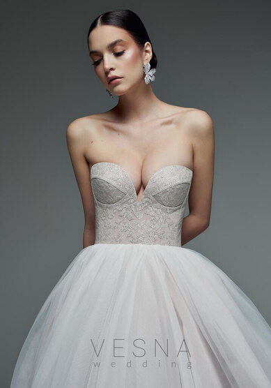 Свадебное платье Джессика Флер-V70055 - Свадебный салон Vesna (Москва)