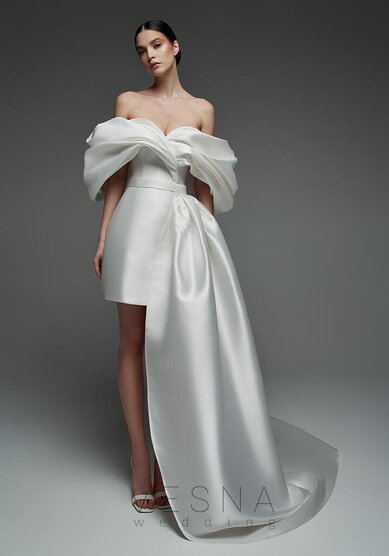 Свадебное платье Зендая Вайт + Хвост-V70057 - Свадебный салон Vesna (Москва)