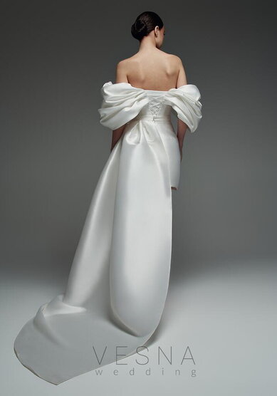 Свадебное платье Зендая Вайт + Хвост-V70057 - Свадебный салон Vesna (Москва)