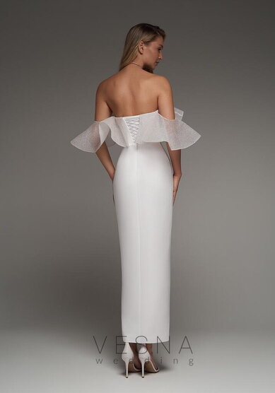 Свадебное платье Алесия Вайт-V70069 - Свадебный салон Vesna (Москва)