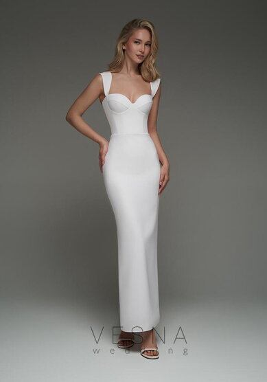 Свадебное платье Джейдис Вайт-V70073 - Свадебный салон Vesna (Москва)