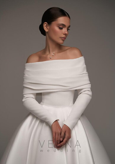 Свадебное платье Одри Вайт-V70077 - Свадебный салон Vesna (Москва)