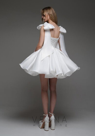 Свадебное платье Ника Вайт Люкс-V70095 - Свадебный салон Vesna (Москва)