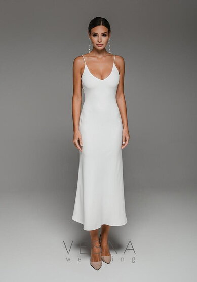 Свадебное платье Нюдос Вайт-V70102 - Свадебный салон Vesna (Москва)
