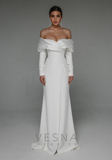 Свадебное платье Тиффани-V70106 - Свадебный салон Vesna (Москва)