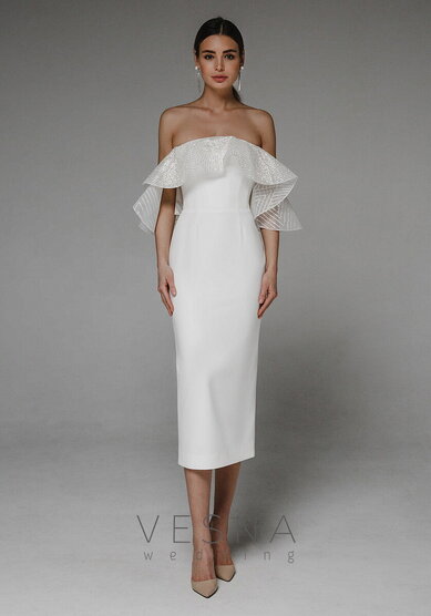 Свадебное платье Алесия-V70107 - Свадебный салон Vesna (Москва)