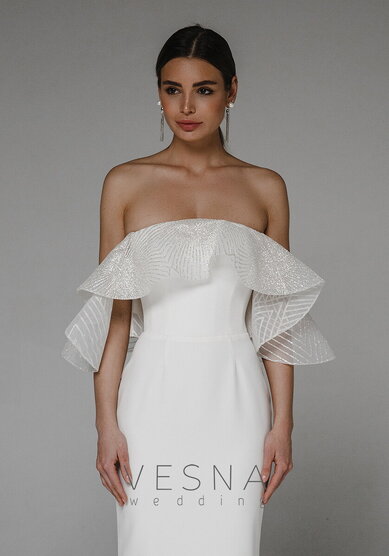 Свадебное платье Алесия-V70107 - Свадебный салон Vesna (Москва)