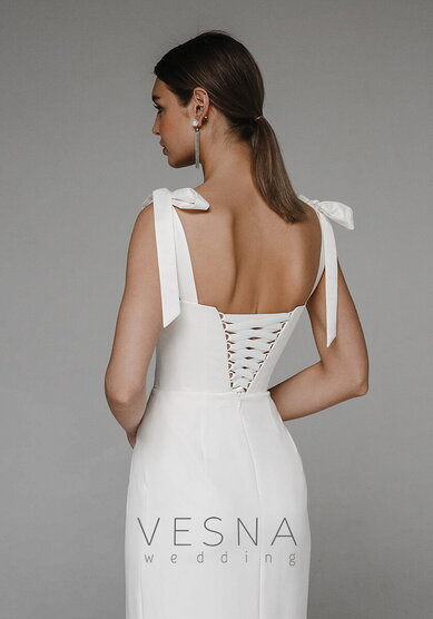 Свадебное платье Жизель Милк-V70109 - Свадебный салон Vesna (Москва)