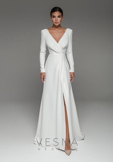Свадебное платье Орси Вайт-V70121 - Свадебный салон Vesna (Москва)