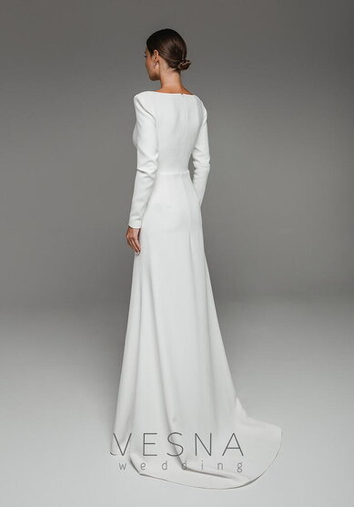 Свадебное платье Орси Вайт-V70121 - Свадебный салон Vesna (Москва)