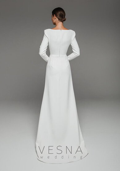 Свадебное платье Орси Вайт-V70121 - Свадебный салон Vesna (Москва)