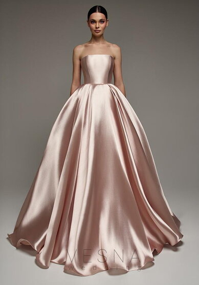 Вечернее платье Грейс Люкс Пинк-V70675 - Свадебный салон Vesna (Москва)