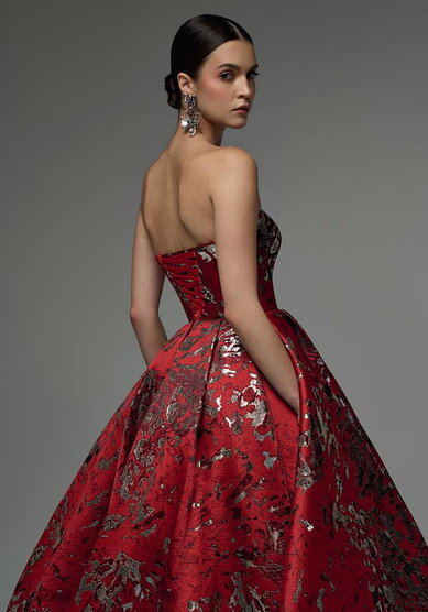 Вечернее платье Грейс Шанхай Рэд-V70683 - Свадебный салон Vesna (Москва)