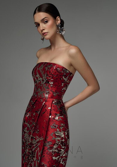 Вечернее платье Пайпер Шанхай Рэд-V70685 - Свадебный салон Vesna (Москва)