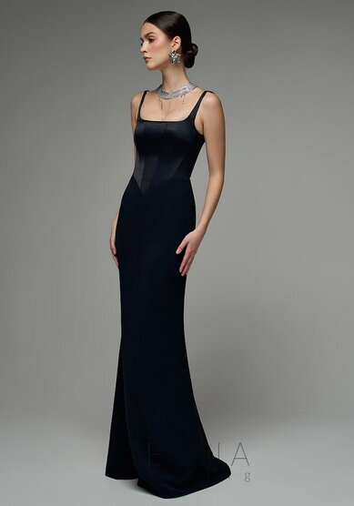 Вечернее платье Джулия Блэк-V70689 - Свадебный салон Vesna (Москва)