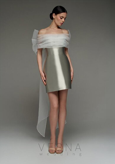 Вечернее платье Вероник Грей + Хомут-V70695 - Свадебный салон Vesna (Москва)