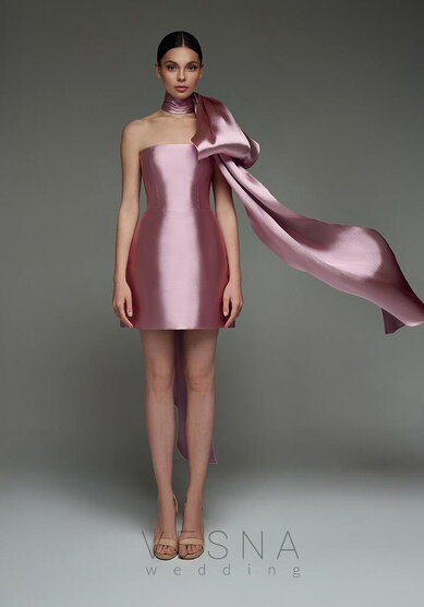 Вечернее платье Вероник Пион + Шарф-V70696 - Свадебный салон Vesna (Москва)