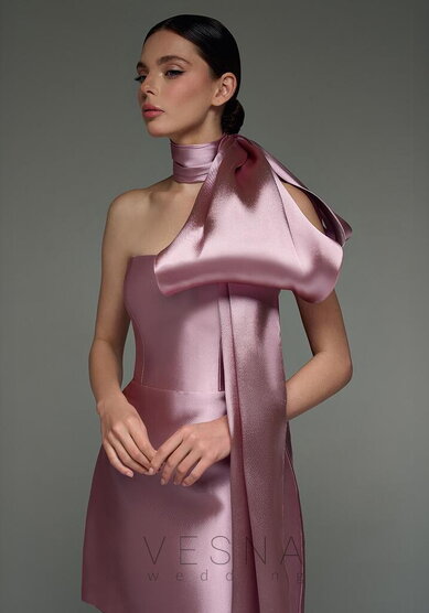 Вечернее платье Вероник Пион + Шарф-V70696 - Свадебный салон Vesna (Москва)