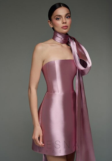 Вечернее платье Вероник Пион + Шарф-V70696 - Свадебный салон Vesna (Москва)