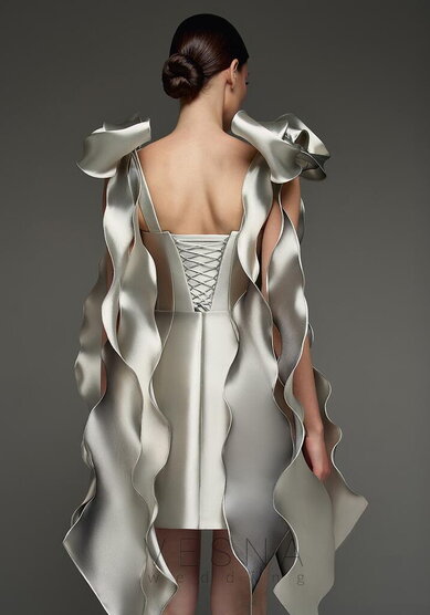 Вечернее платье Вероник Грей-V70699 - Свадебный салон Vesna (Москва)