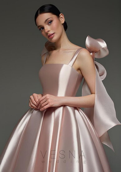 Вечернее платье Келли Пинк-V70705 - Свадебный салон Vesna (Москва)