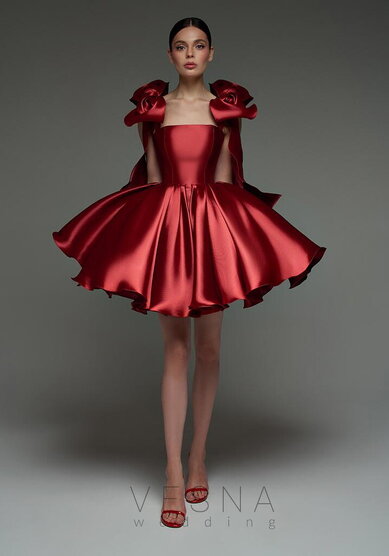 Вечернее платье Ника Черри-V70709 - Свадебный салон Vesna (Москва)