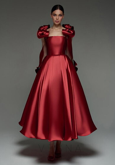 Вечернее платье Келли Черри-V70710 - Свадебный салон Vesna (Москва)