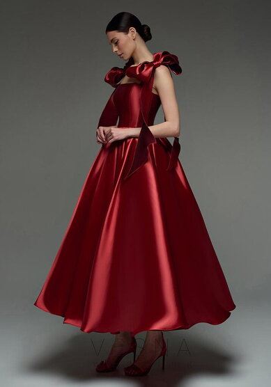 Вечернее платье Келли Черри-V70710 - Свадебный салон Vesna (Москва)