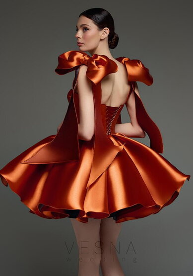 Вечернее платье Принцесс Шафран-V70711 - Свадебный салон Vesna (Москва)