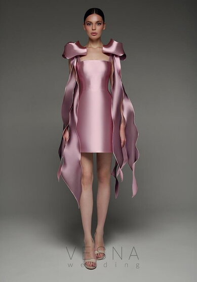 Вечернее платье Вероник Пион-V70712 - Свадебный салон Vesna (Москва)