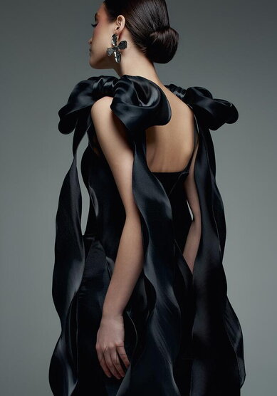 Вечернее платье Вероник Блэк-V70714 - Свадебный салон Vesna (Москва)