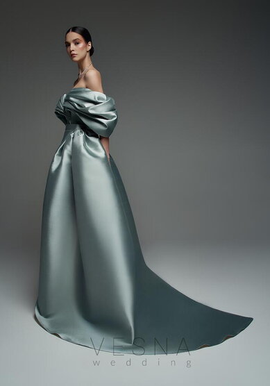 Вечернее платье Зендая Минт + Хвост-V70717 - Свадебный салон Vesna (Москва)