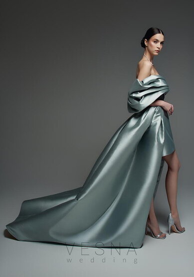 Вечернее платье Зендая Минт + Шлейф-V70718 - Свадебный салон Vesna (Москва)